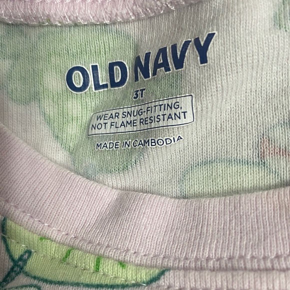 Old Navy Kids Pajama Sets - Green, Pink, Yellow, Blue - Picture 3 of 3
